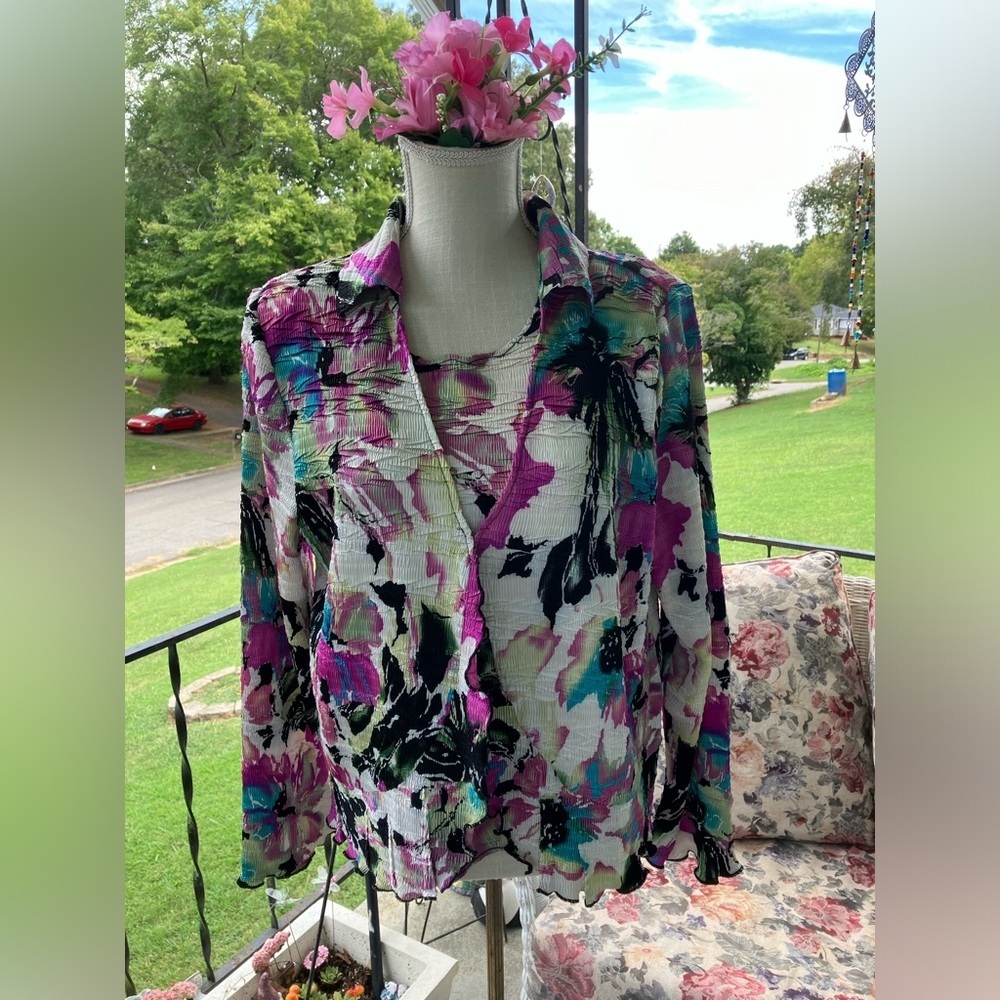 1990s Bala Bala 2 piece blouse
